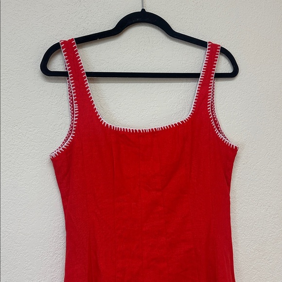 Caroline Constas woamns Red midi length Dress size 8 - Picture 4 of 5